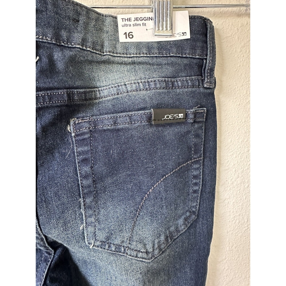 New Joe's Jeans Girl's Ultra Slim Fit Jegging Dark Wash Skinny Jeans Size 16 - Picture 7 of 9